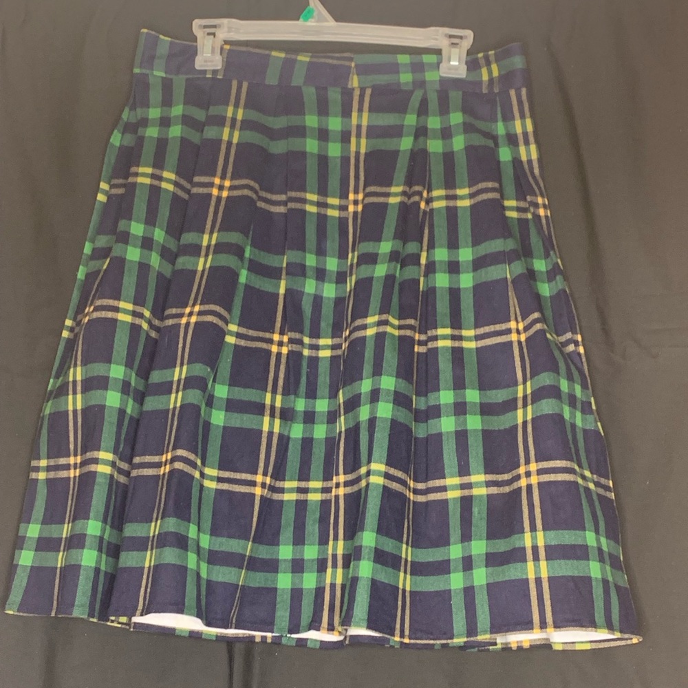 Plaid Skirt *knee length